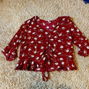 Flowy crop top